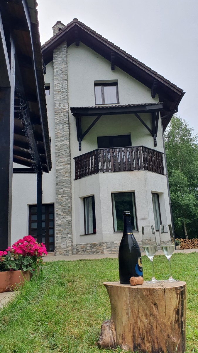 Intrare principală La Crăiță cu vedere spre munți 